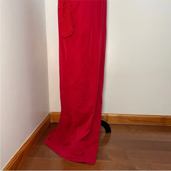 draped bodycon maxi dress GUEST OF HONOR BODYCON MAXI DRESS IN PINK – AKIRA